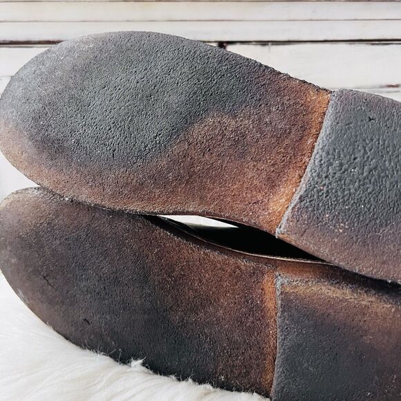 Clarks Originals Brown Leather Beeswax Desert Boots - Mens Size 11 - Picture 6 of 8